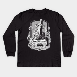 Dagon Lovecraft Kids Long Sleeve T-Shirt